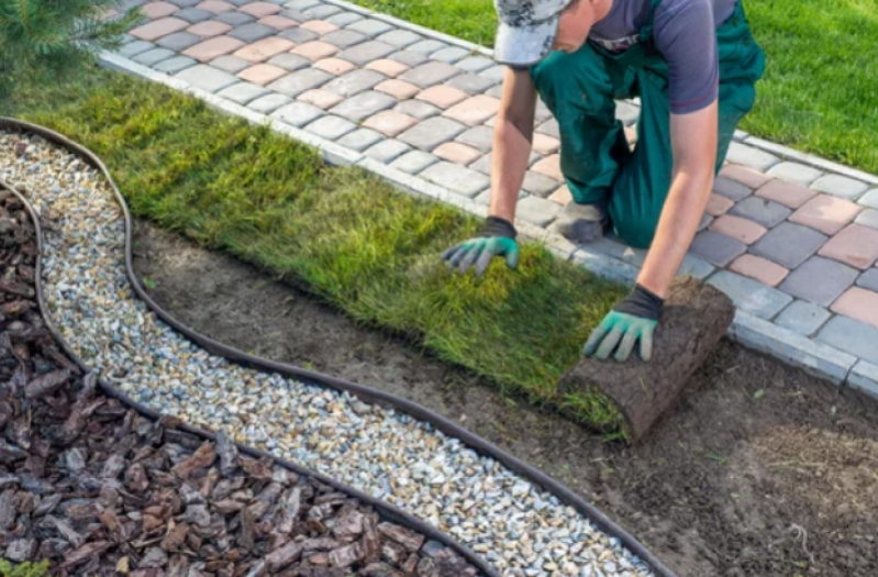 Jardinagem e Limpeza de Terreno Caju - Paisagismo de Jardim com Pedras